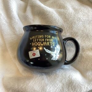 Harry Potter Letters From Hogwarts Mug Black Cauldron Cup